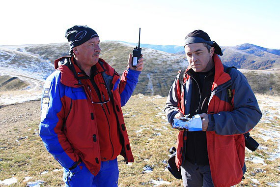 Zpr�vy o po�as� z Bieszczad p�es vys�la�ku