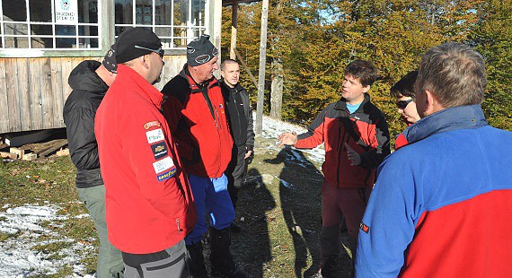 U ohla�ovac� stanice na polonin� Kr�sna