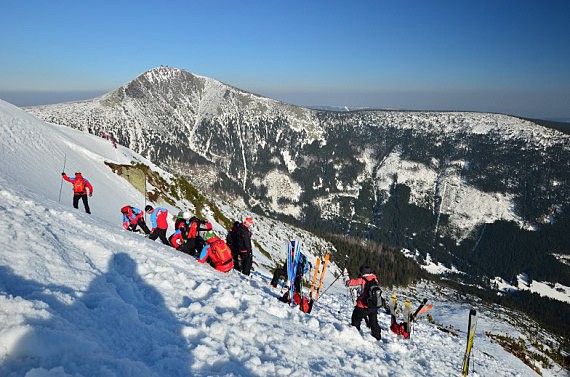 Ukrajin�t� kolegov� v Krkono��ch