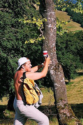 Na Polonin� Kr�sna, p�i zna�en� pom�hali i na�i ukrajin�t� kamar�di; Denis Dobra