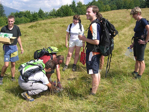 Setk�n� s druhou skupinou a zelenou zna�kou