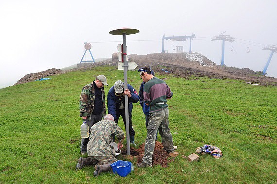 Rozcestn�k na sedle Peremy�ka