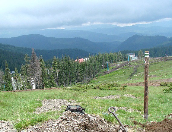 Instalace k�lu nad Dragobratem